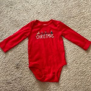 Carter’s Christmas Baby Onesie